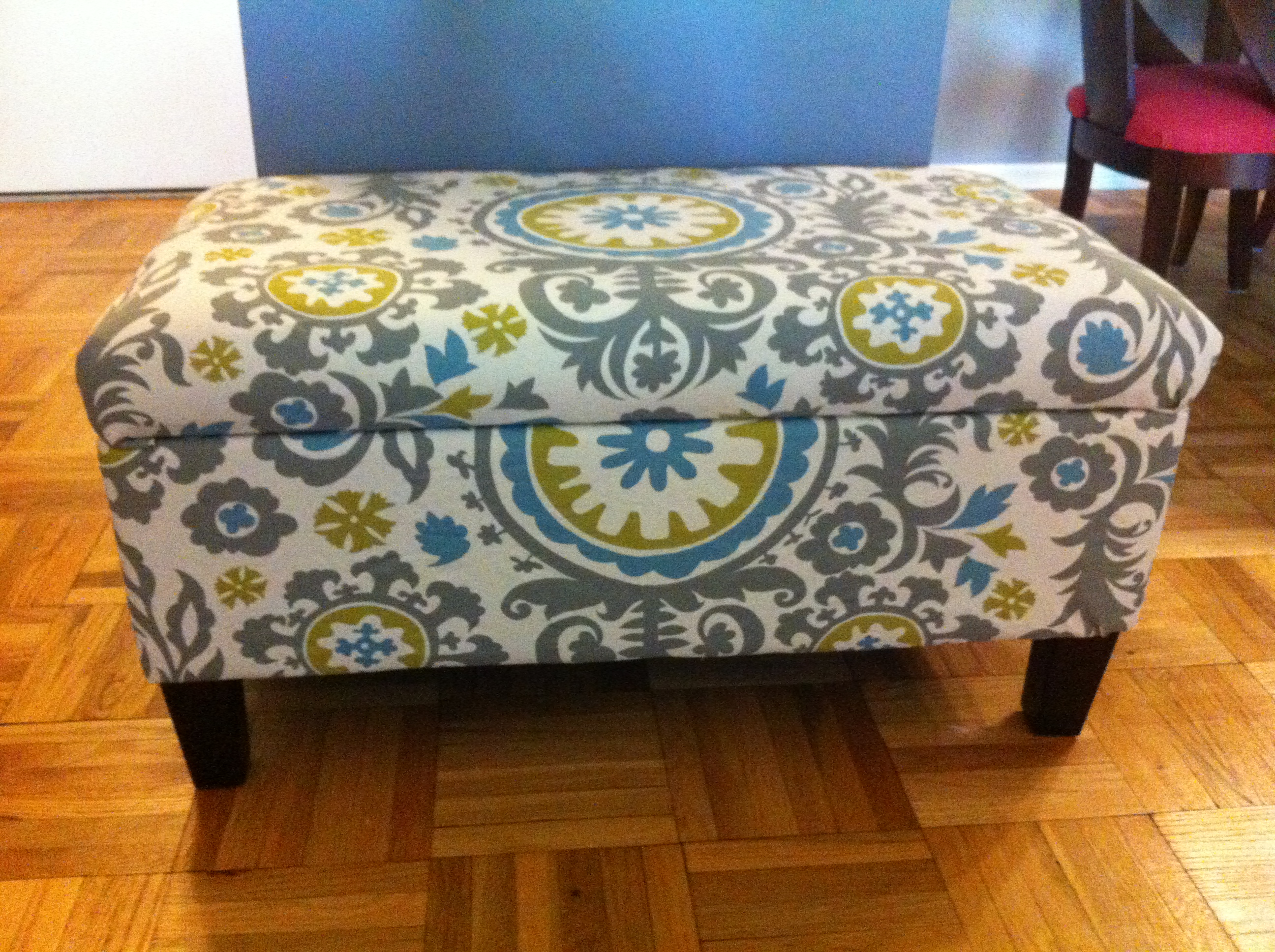 How To Reupholster A Bench With Storage